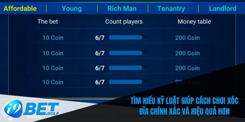 Cách Chơi Xóc Đĩa - Bí Quyết Thắng Lớn Dễ Dàng Tại I9bet 5 Tìm hiểu kỹ luật giúp cách chơi xóc đĩa chính xác và hiệu quả hơn
